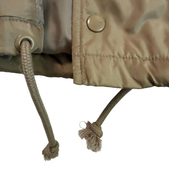 Champion Big C Coaches Jacket Men’s Large Tan with Burgundy Logo - Picture 9 of 14